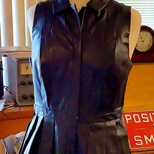Venus Black Faux Leather Dress size 10
